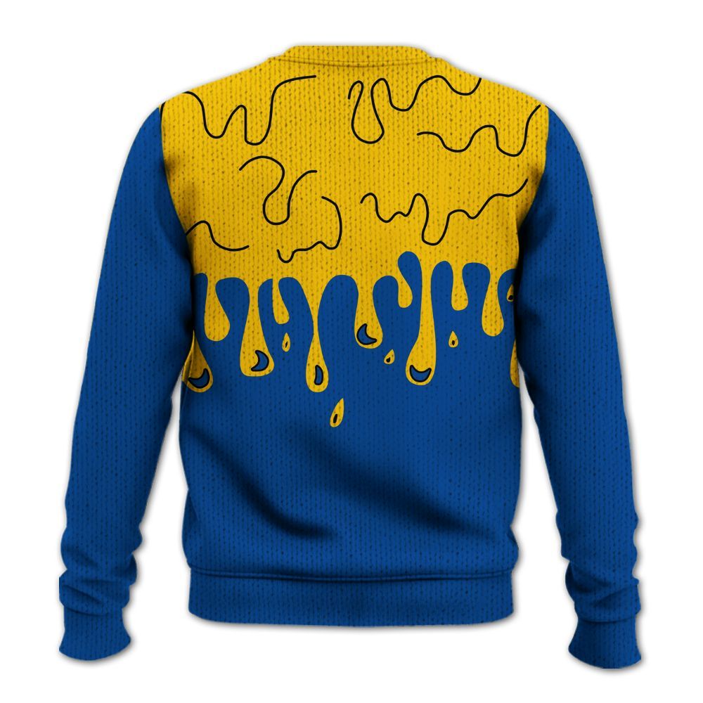 Knitted Sweater To Match High Laney 1s - Snake Trust No One Drip