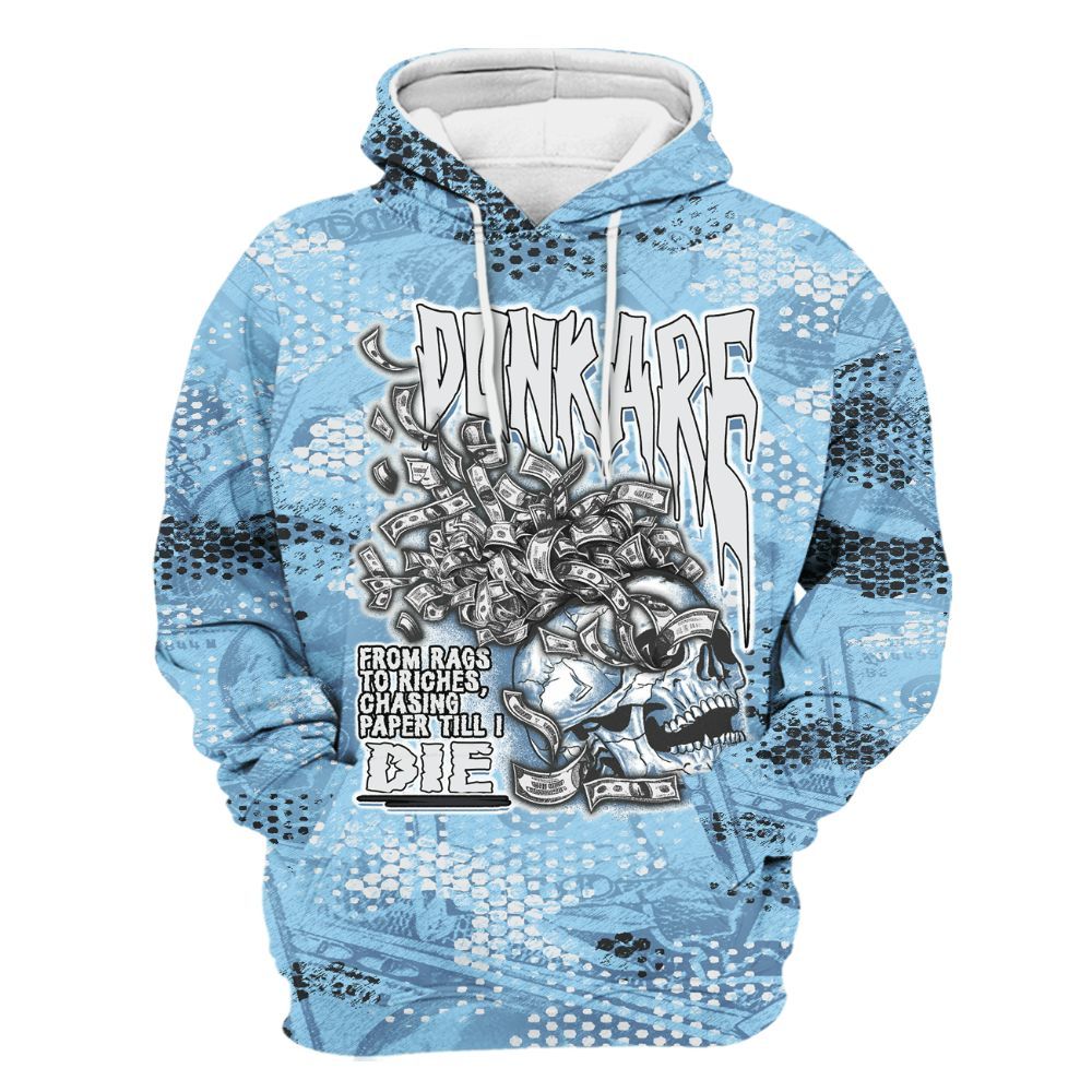 Hoodie To Match Legend Blue 11s - From Rags To Riches All Over Print