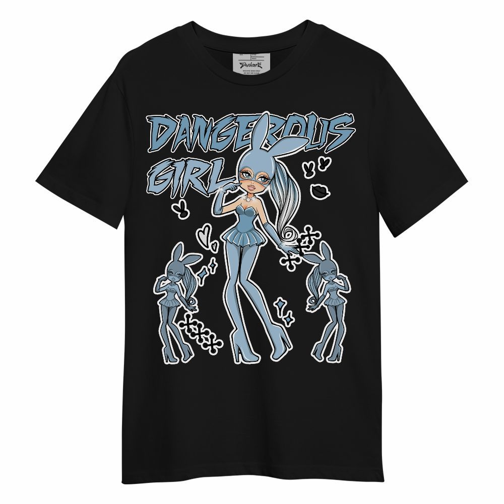 Shirt To Match Mid Ice Blue 1s - Dangerous.Girl Unisex Shirt