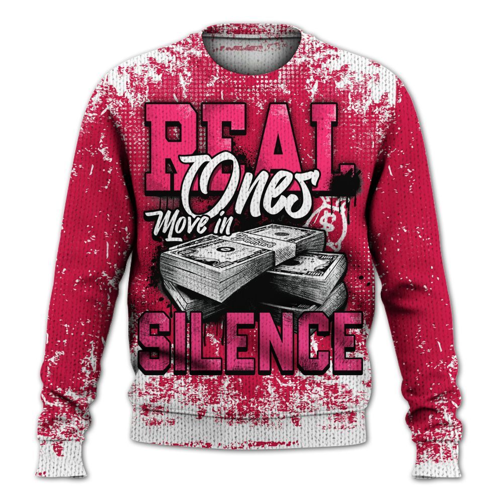 Knitted Sweater To Match Black Toe 14s - Move In Silence Money Street Retro