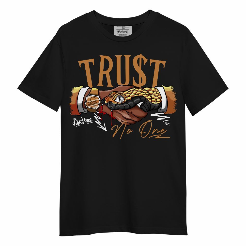 Shirt To Match Dunk Low Nature Wheat Suede - Snake Trust No One Unisex Shirt