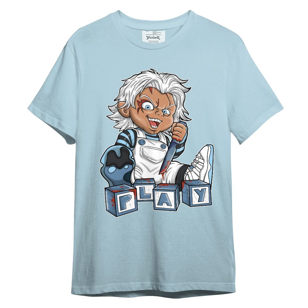 Shirt To Match Legend Blue 11s - Play Horror Sneaker Graphic