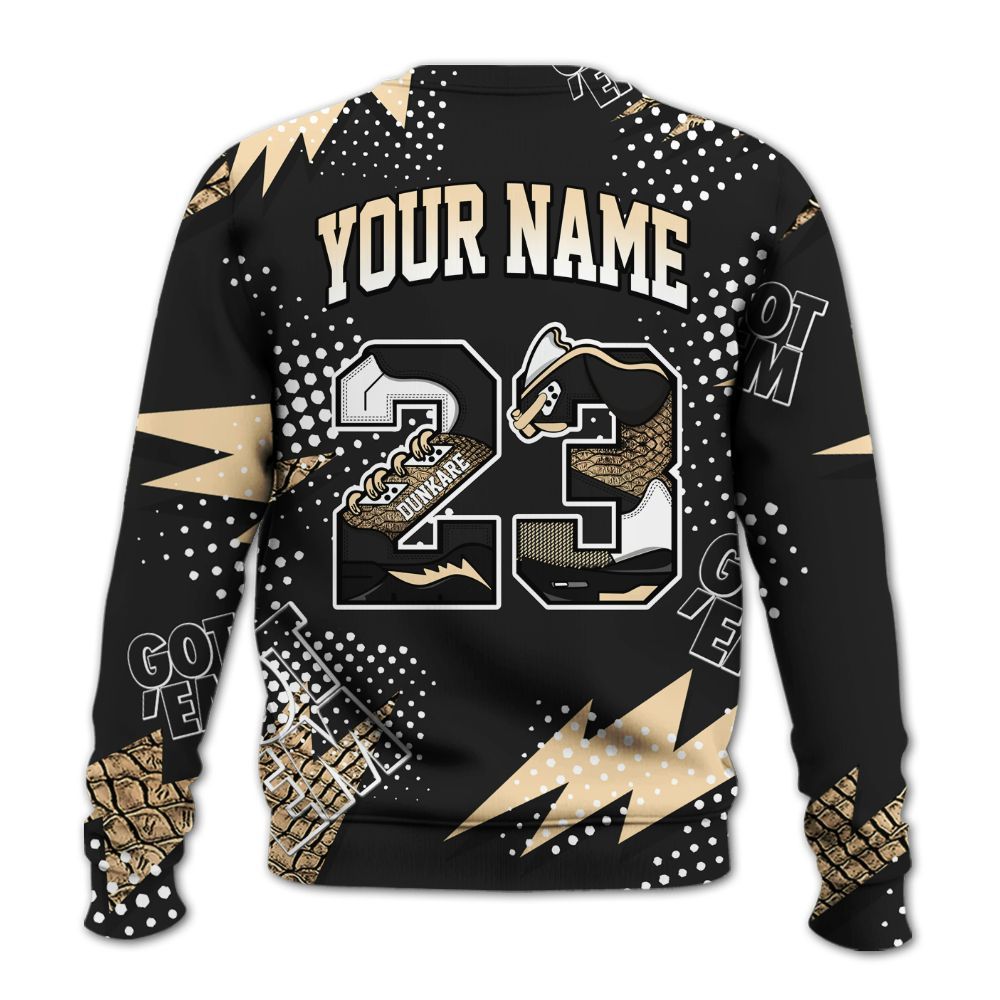Sweatshirt To Match Kobe 9 EM Mambacita - Custom Name Number 23 5s All Over Print