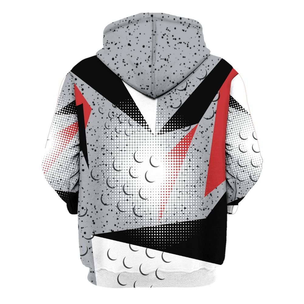 Hoodie To Match White Cement 4s - Poly Custom Name Number 23 5s All Over Print