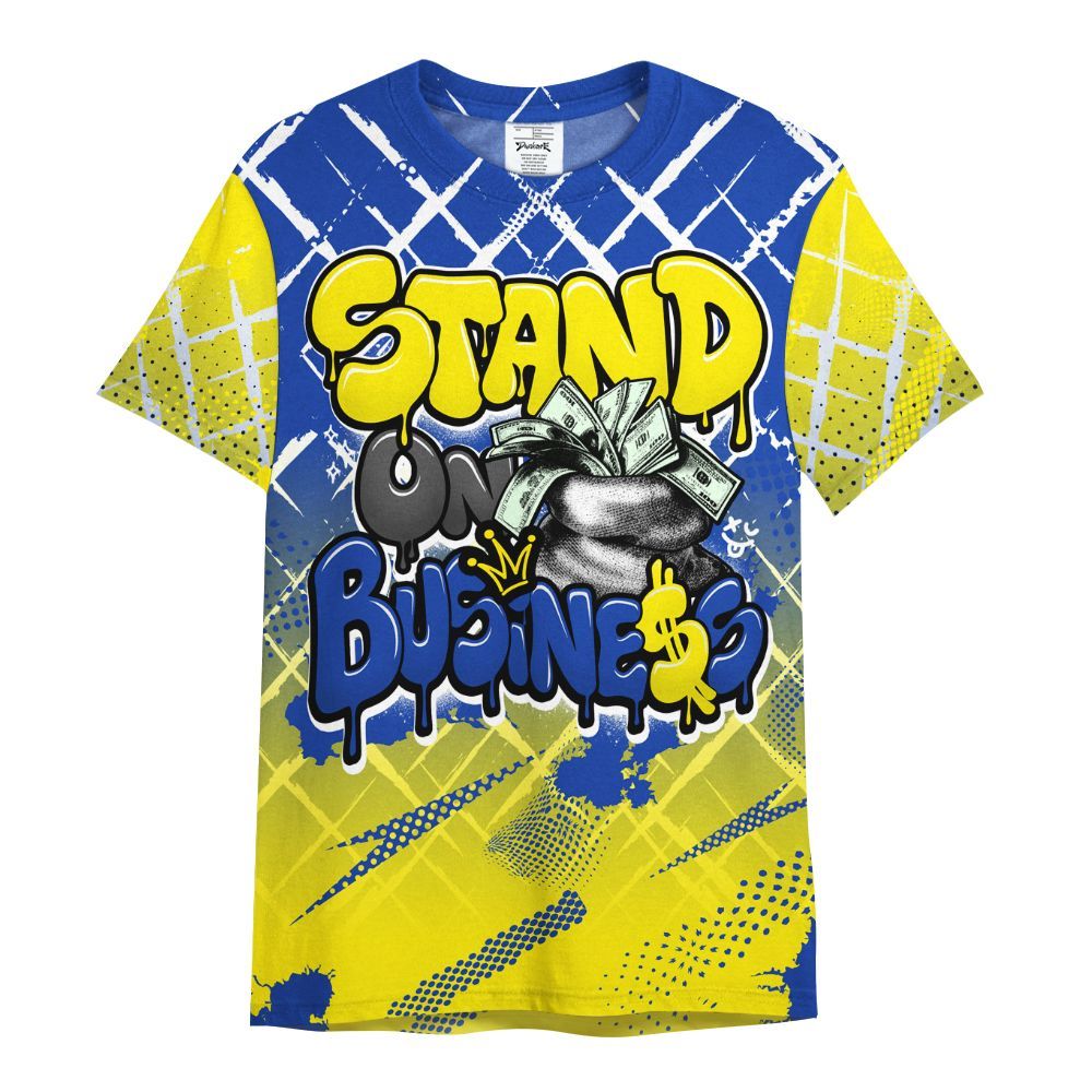 Shirt To Match Laney 14s - Halftone Stand Business Dripping All Over Print