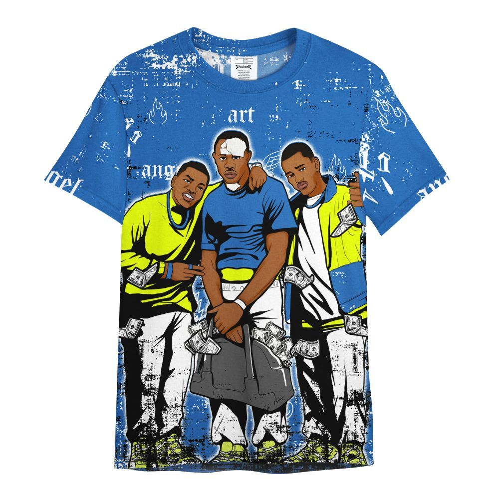 Shirt To Match Griffey Max 1 Varsity Royal - Paid In Full Money All Over Print