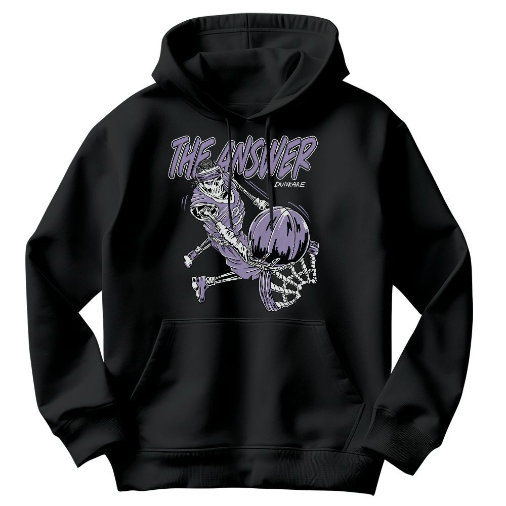 Sweatshirt To Match Low Pure Violet 11s - The Answer Skeleton Graphic