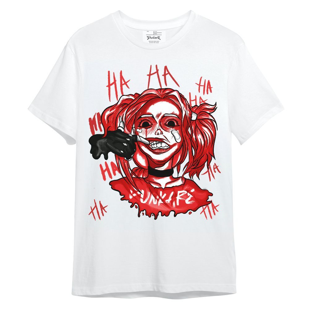 Shirt To Match Red Thunder 4s - Bad Girl HAHA Unisex Shirt