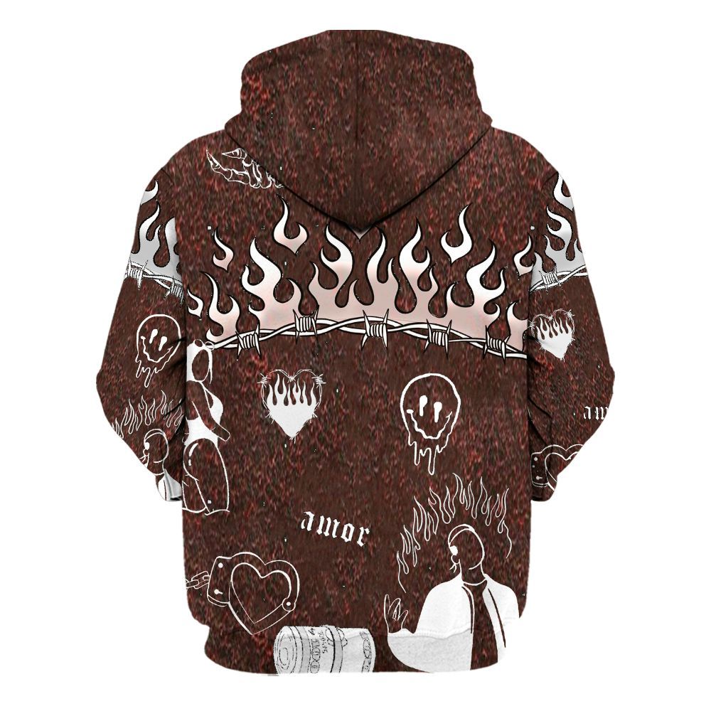 Hoodie To Match Air Force 1 Low Halloween Skull 2024 - Snake Trust No One All Over Print