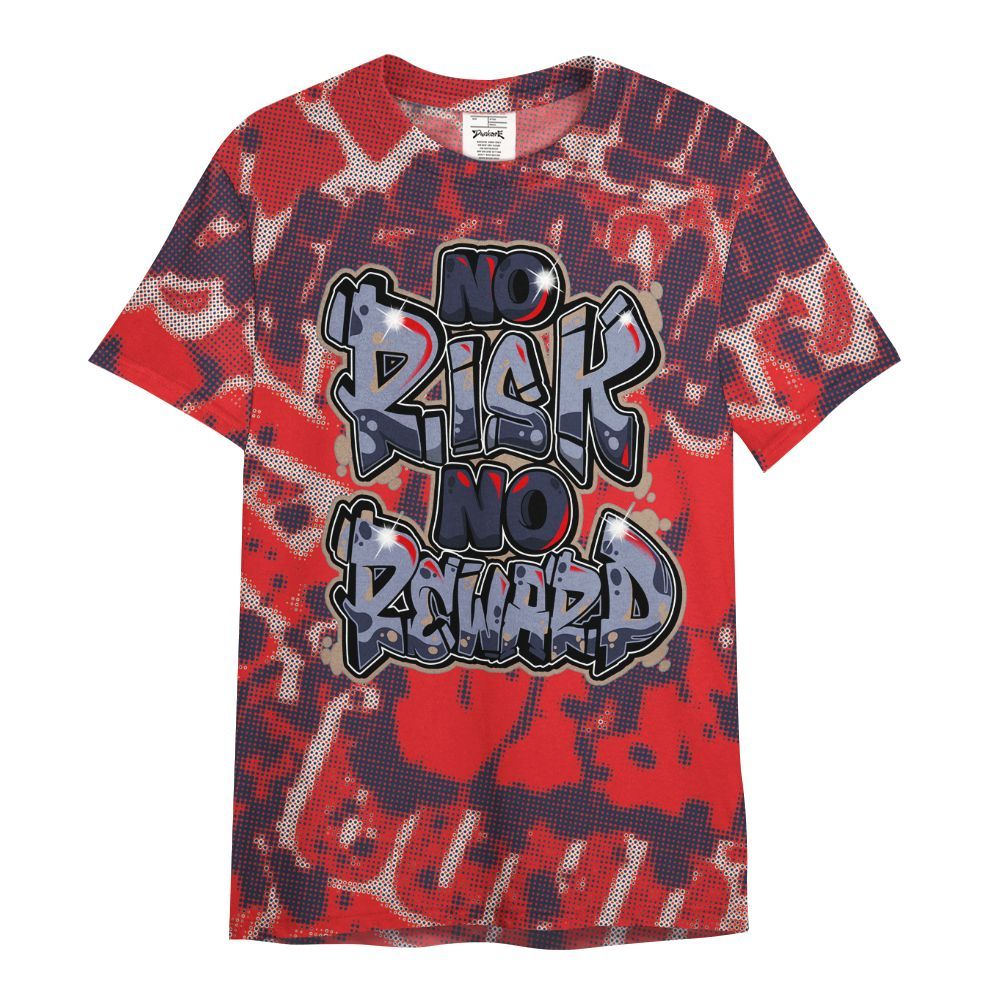 Shirt To Match Low OG Howard Bison 1s - No Risks No Reward Street All Over Print