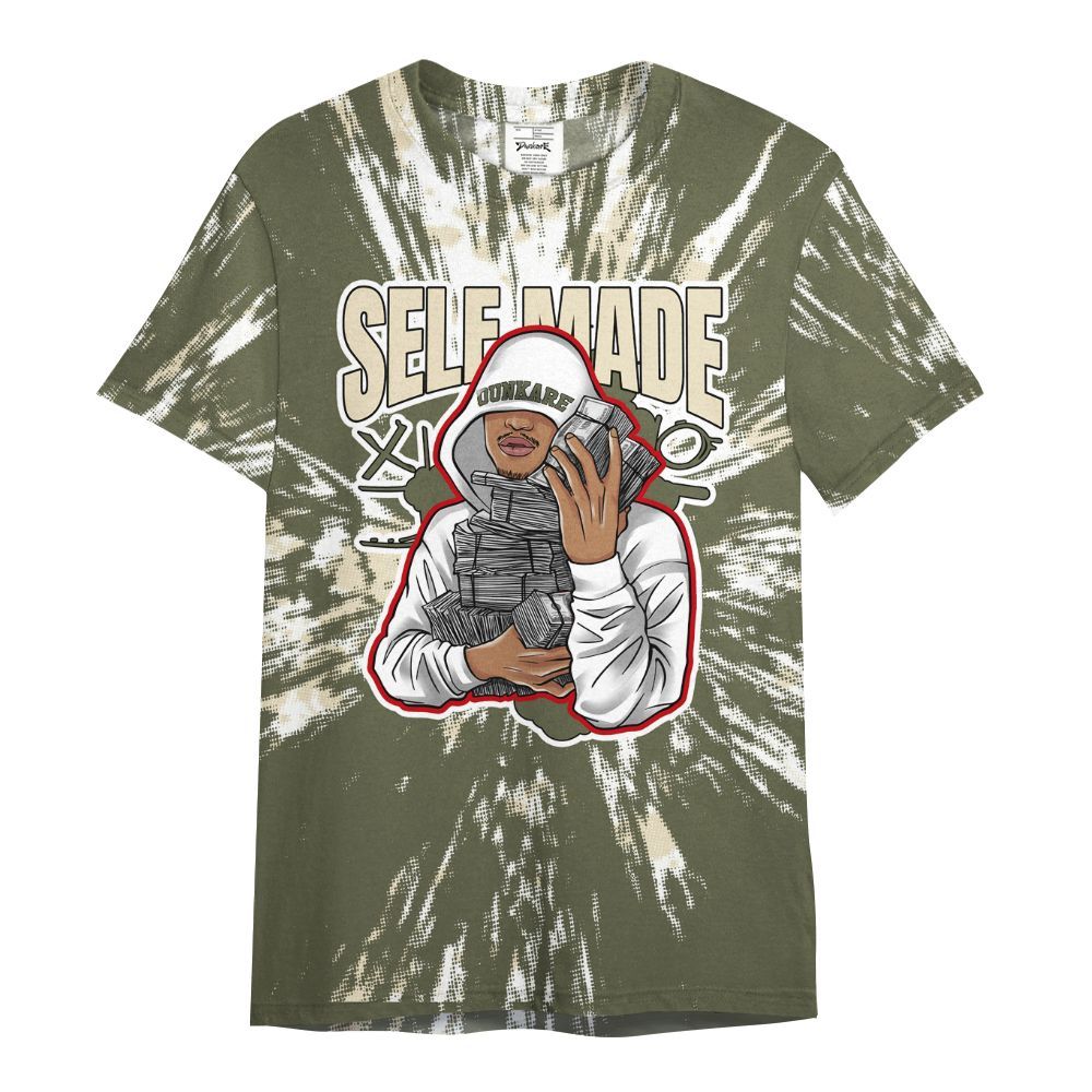 Shirt To Match Low OG Medium Olive 1s - Selfmade Lux All Over Print