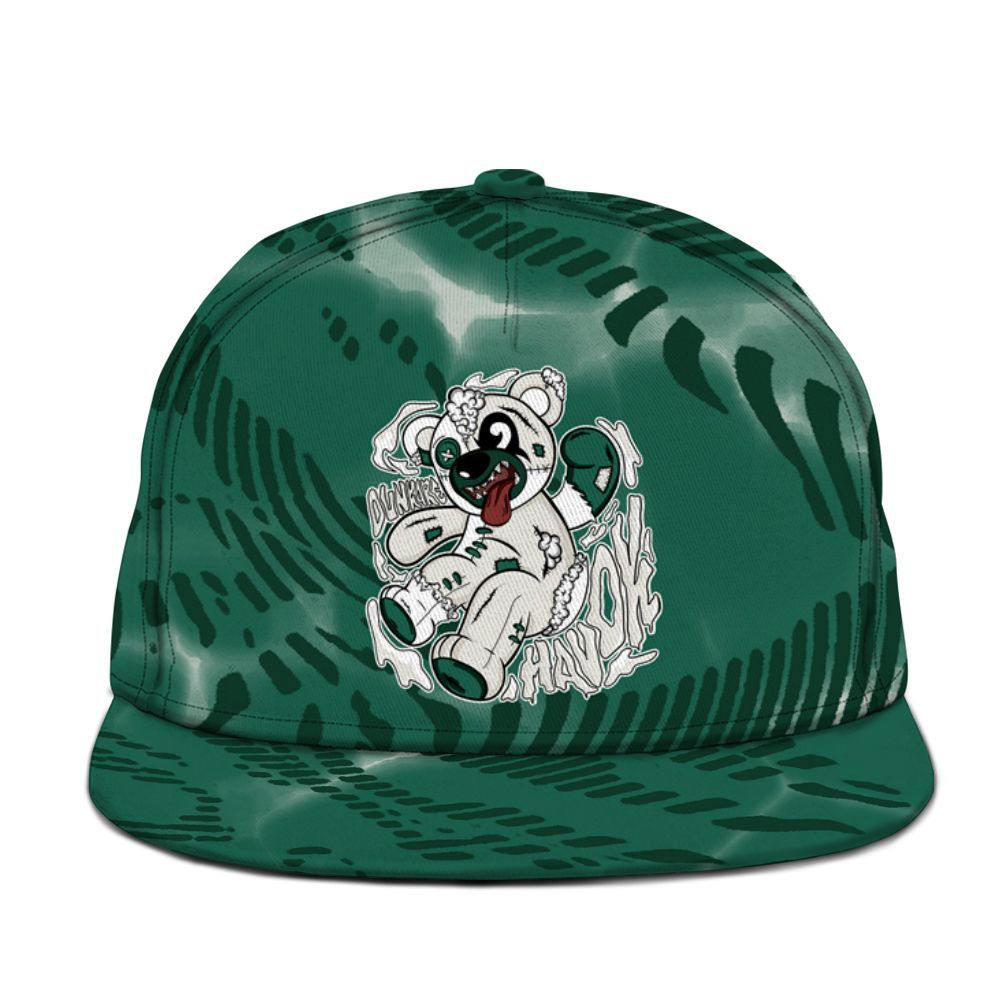 Snapback To Match Oxidized Green 4s - Havok Bear Graphic