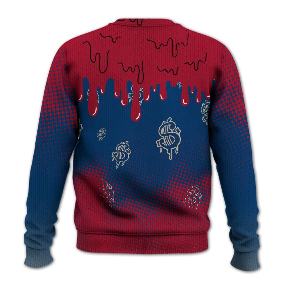 Knitted Sweater To Match Rare Air 4s - Loot Bear Unique Drip