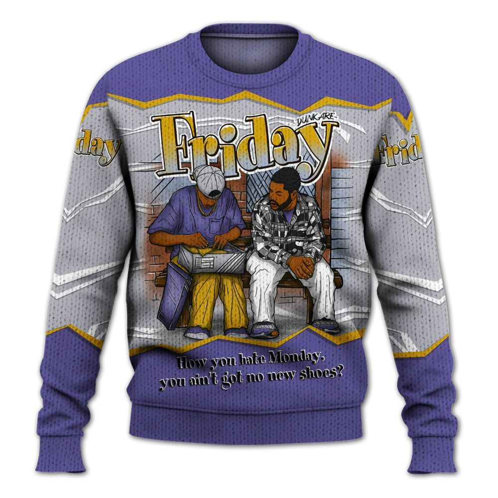 Sweater To Match Lakeshow 4s - Friday Movie 90s TV Graphic