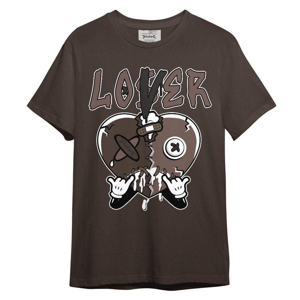 Shirt To Match AMM Dark Mocha 4s - Loser Lover Drip Heart Graphic