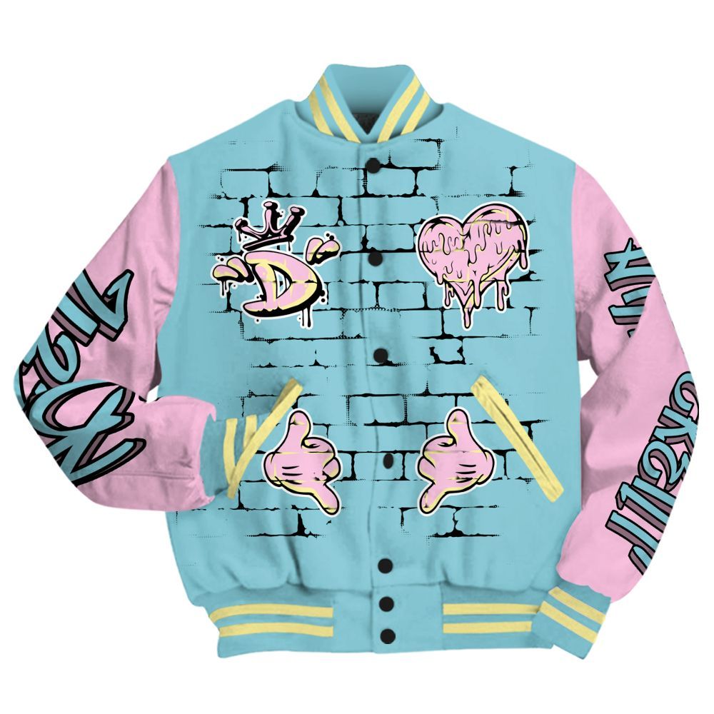 Varsity Jacket To Match SB Dunk Low Visty - Been Different Grunge Graffiti All Over Print