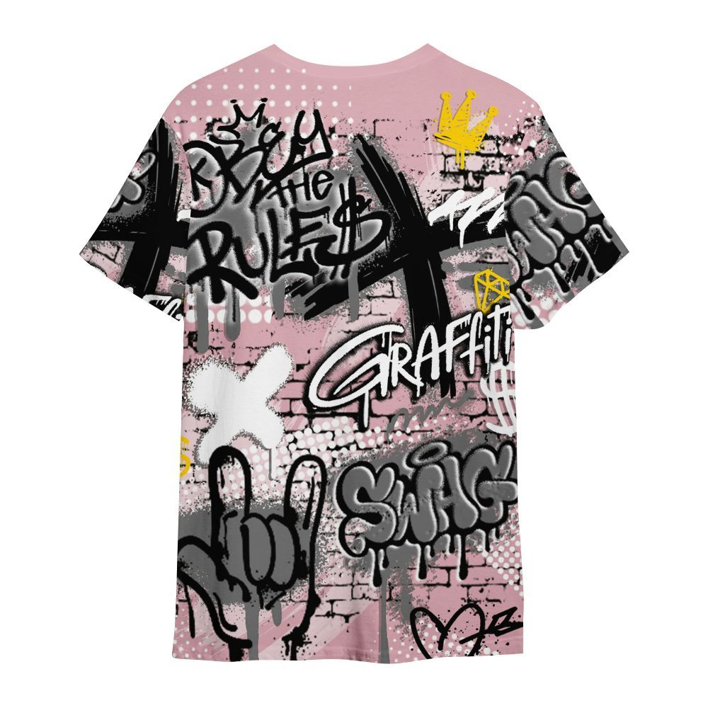 Shirt To Match Air Max DN Pink Foam - True It Real Graffiti Streetwear All Over Print