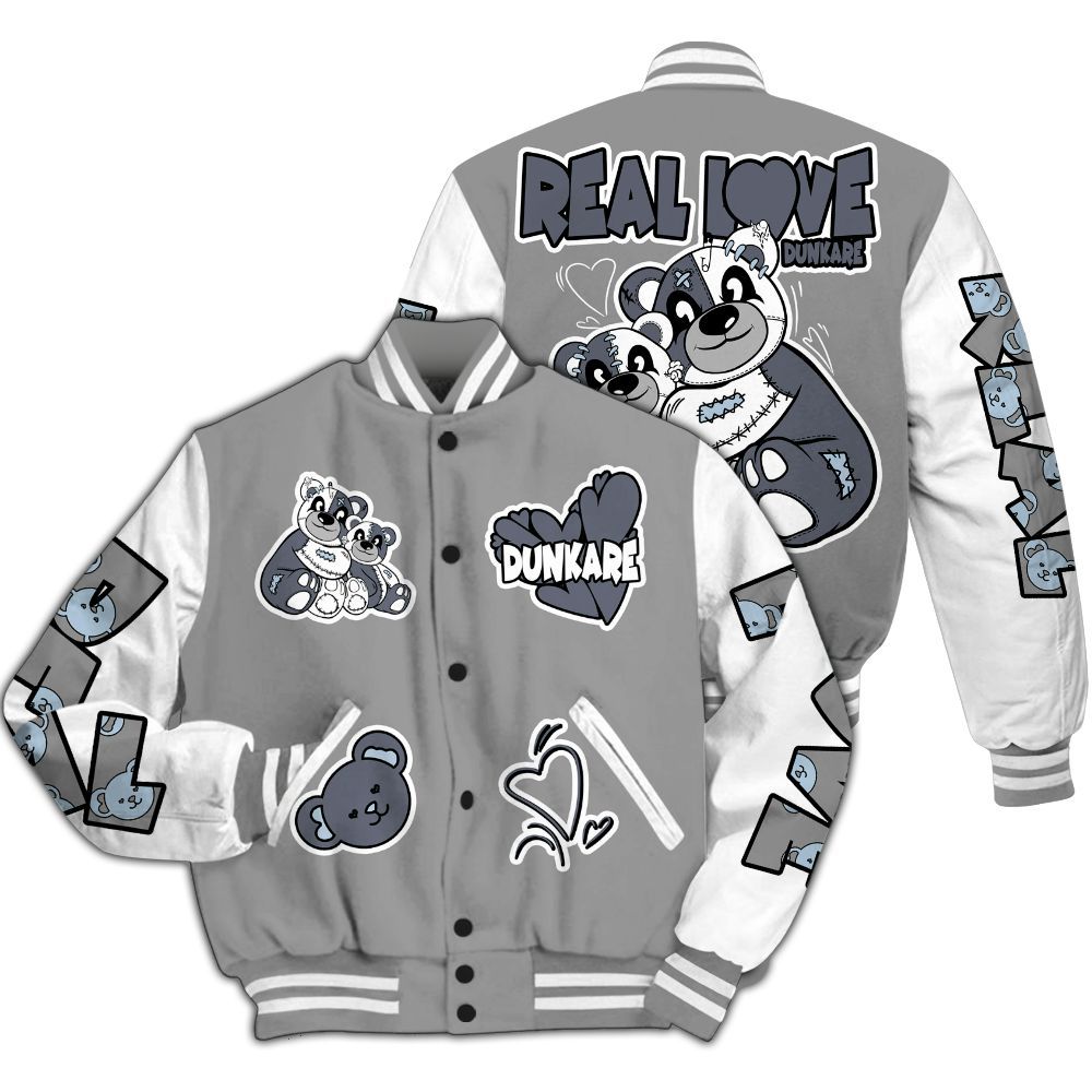 Varsity Jacket To Match Cool Grey 6s - Sincere Fondness Bear All Over Print