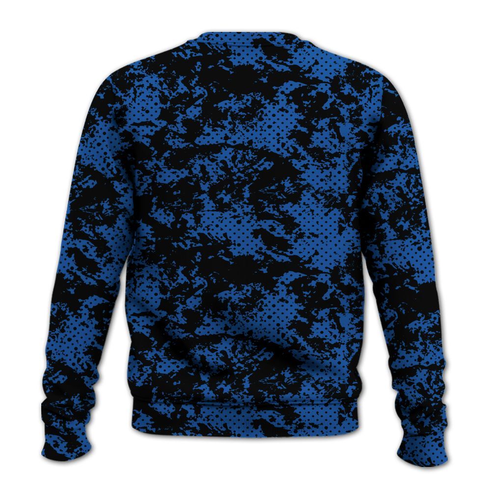 Sweatshirt To Match Low Space Royal 11s - Show Me The Money Retro All Over Print