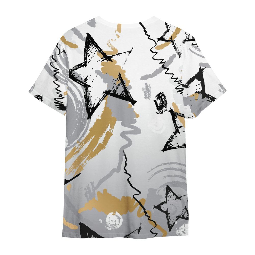 Shirt To Match Retro High OG Cool Grey 1s - Grind Shine Later Drip All Over Print