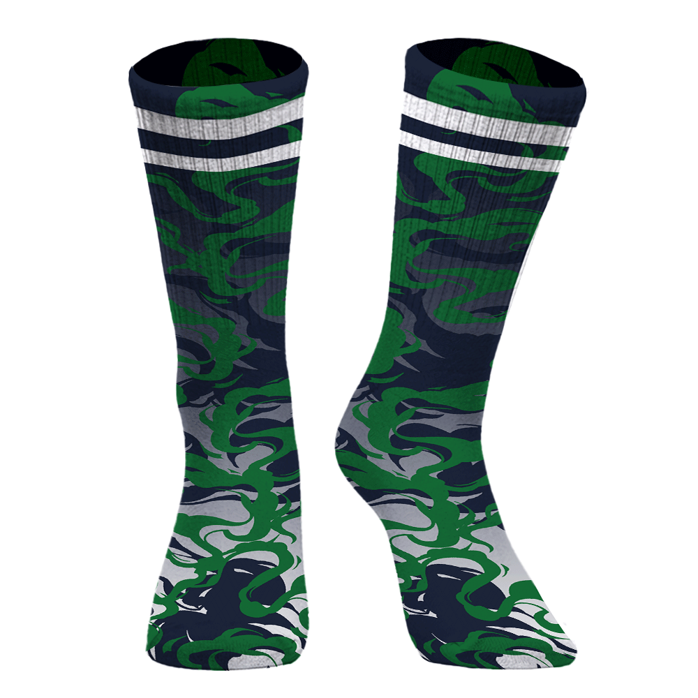 Sock To Match Midnight Navy 13s - Color Smoke Graphic Unisex
