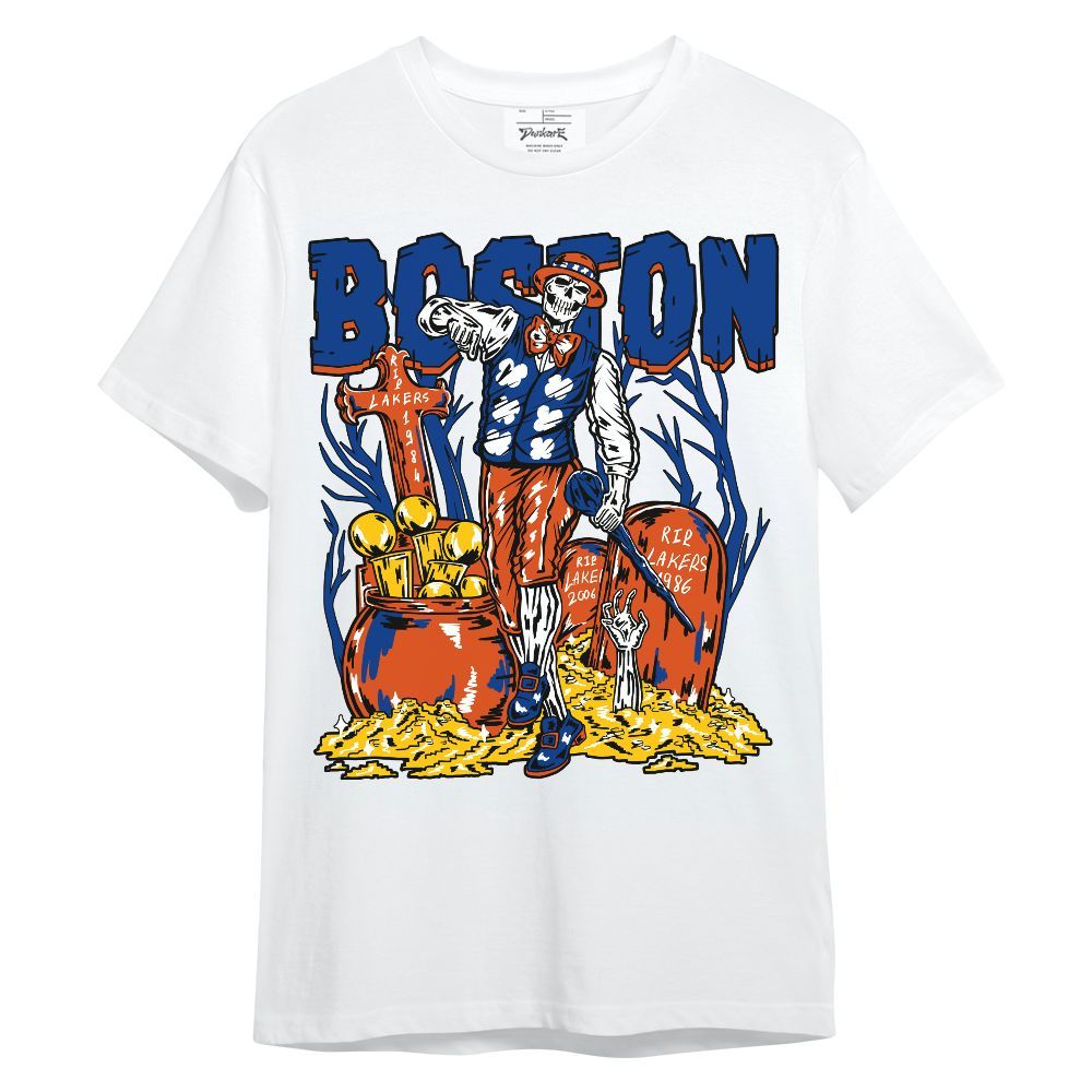 Shirt To Match Mid Knicks 1s - Goldrush Skeleton Unisex Shirt