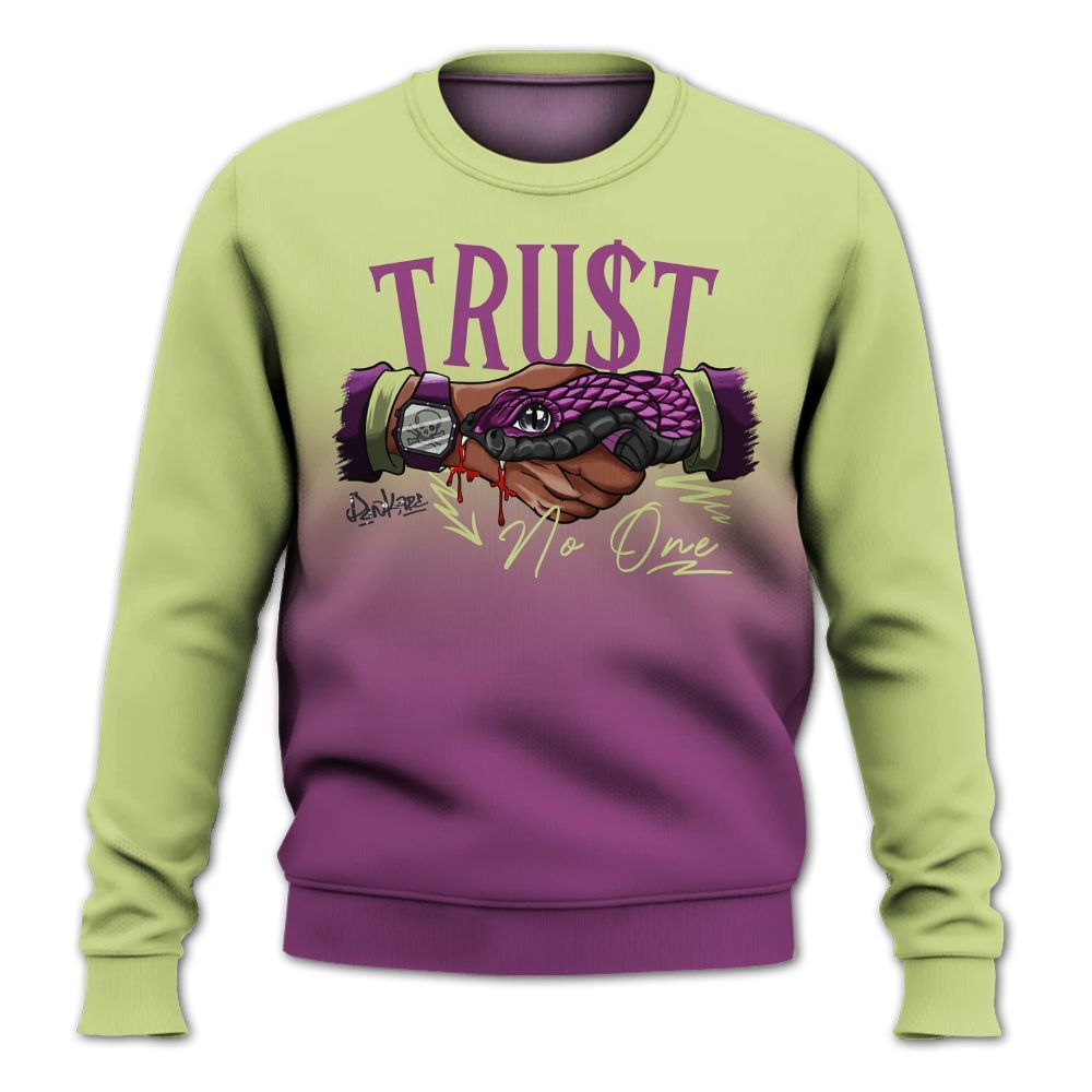 Sweatshirt To Match Ja 2 Staregazer - Snake Trust No One Drip All Over Print