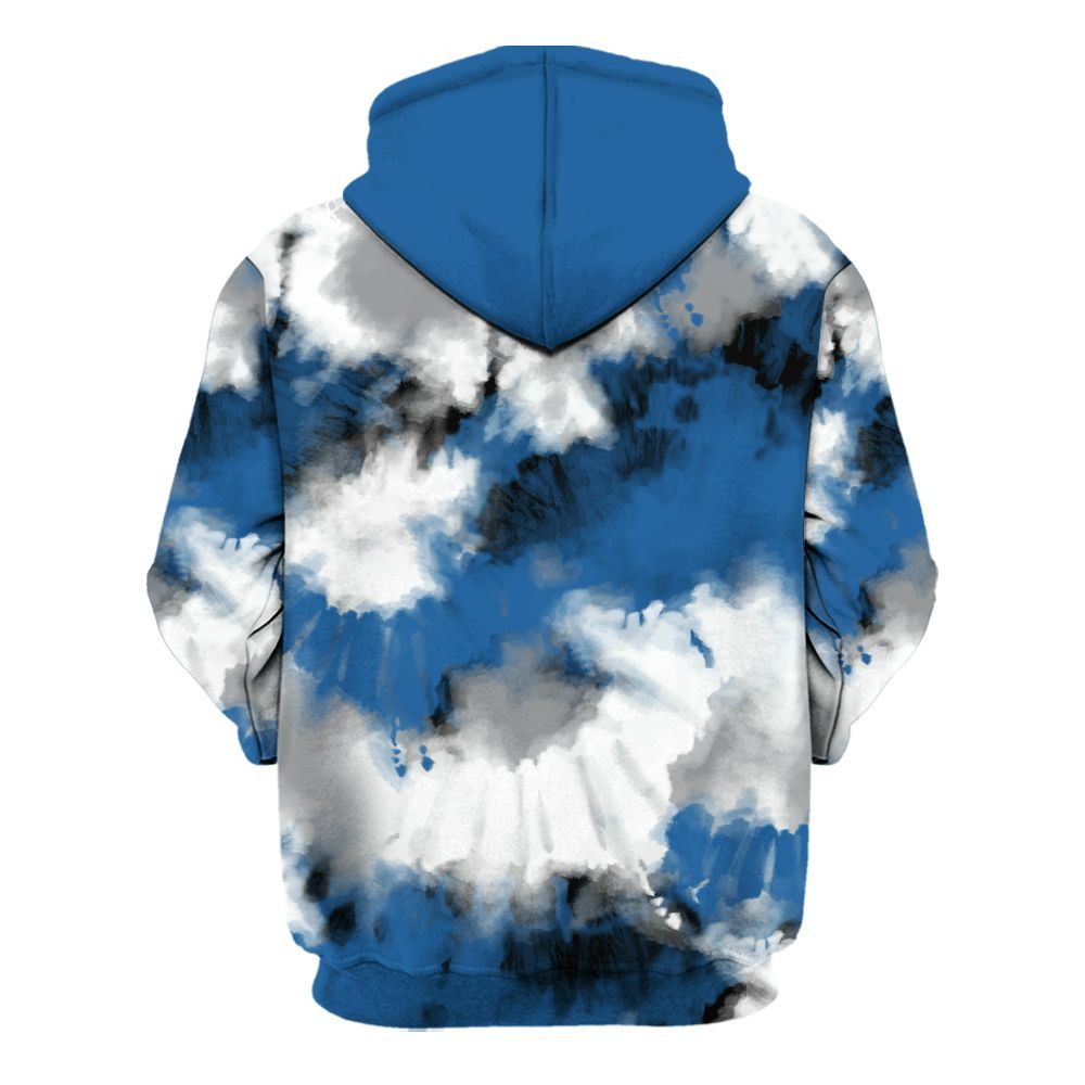 Hoodie To Match French Blue 13s - Tie Dye FK Around Find Out All Over Print