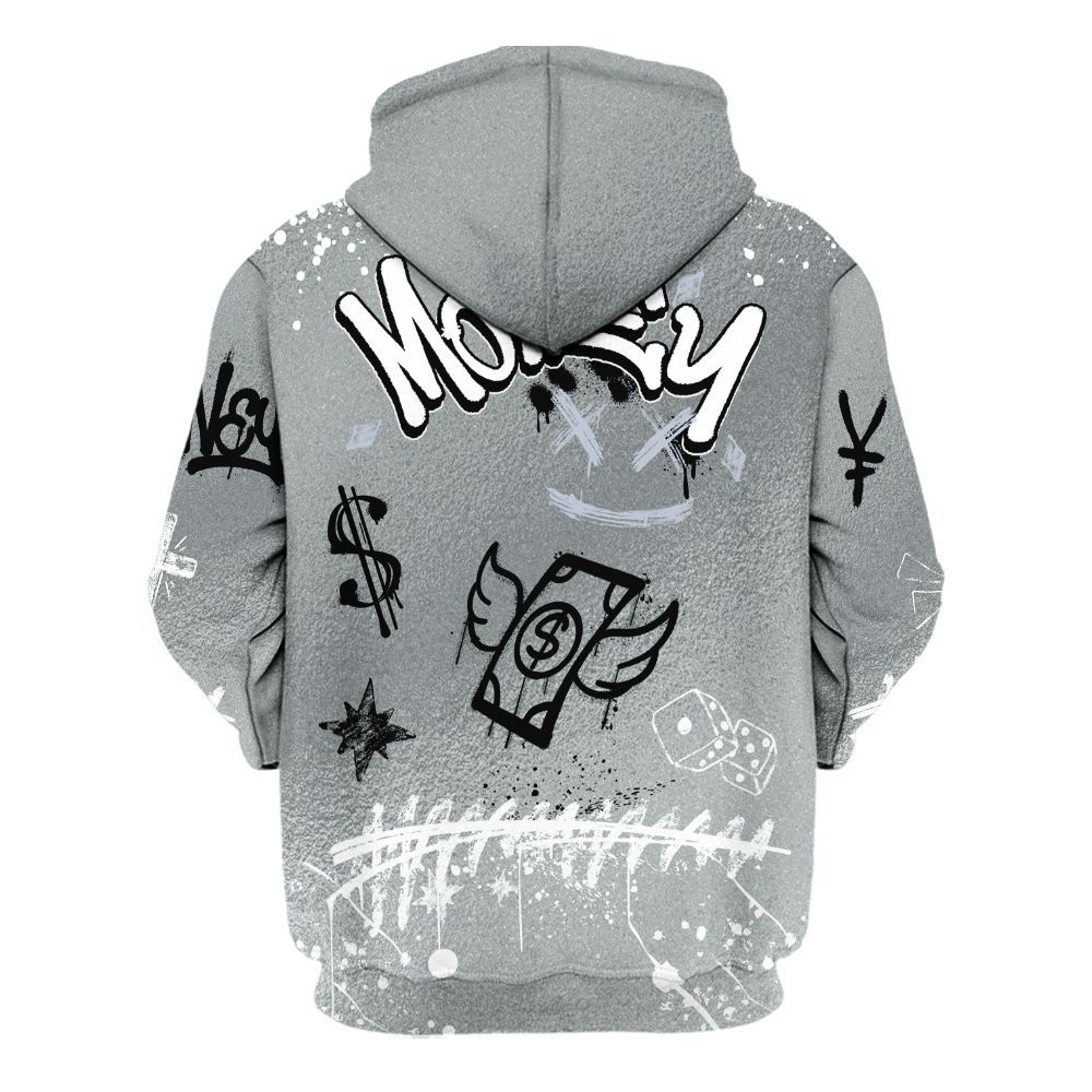 Hoodie To Match White Metallic 2026 5s - Everybody Paid In Full Crayon All Over Print