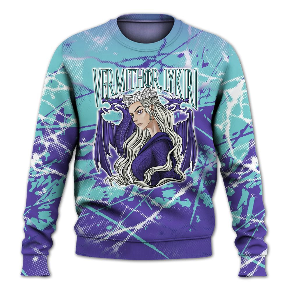 Sweatshirt To Match Low Hornets 1s - Dragon's Mom! Profound All Over Print