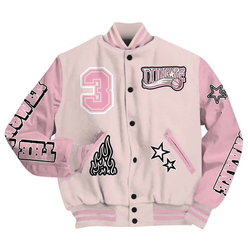 Varsity Jacket To Match Dunk Low KD 17 Aunt Pearl - Allen Answer Skeleton All Over Print