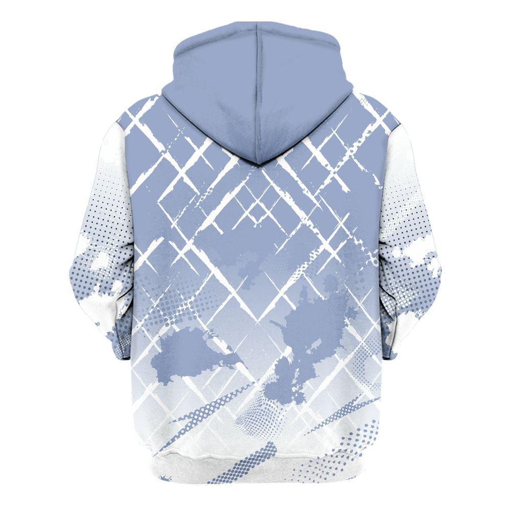 Hoodie To Match Blue Grey 13s - Halftone Stand Business Dripping All Over Print