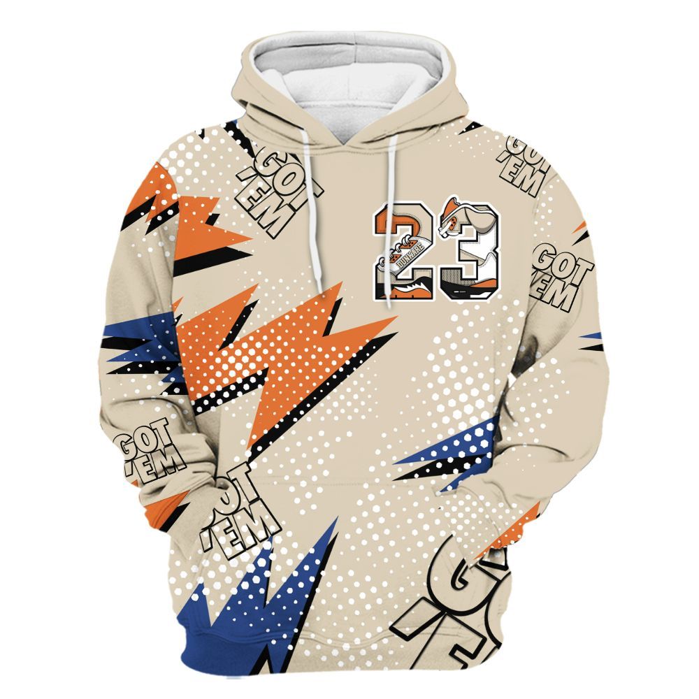 Hoodie To Match Air Max 90 Rattan Birch - Custom Name Number 23 5s All Over Print