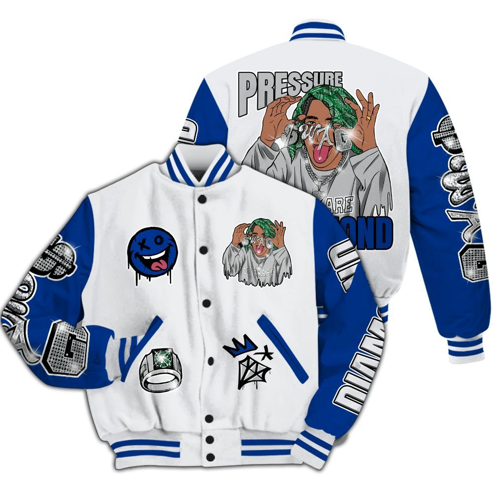 Varsity Jacket To Match Dunk Low Tennis Classic - Pressures Makes Varsity Jacket To Match All Over Print