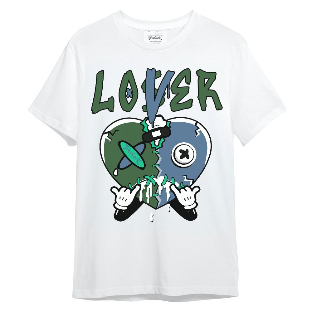 Shirt To Match Foamposite Pro Pine Green 2025 - Loser Lover Drip Heart Graphic