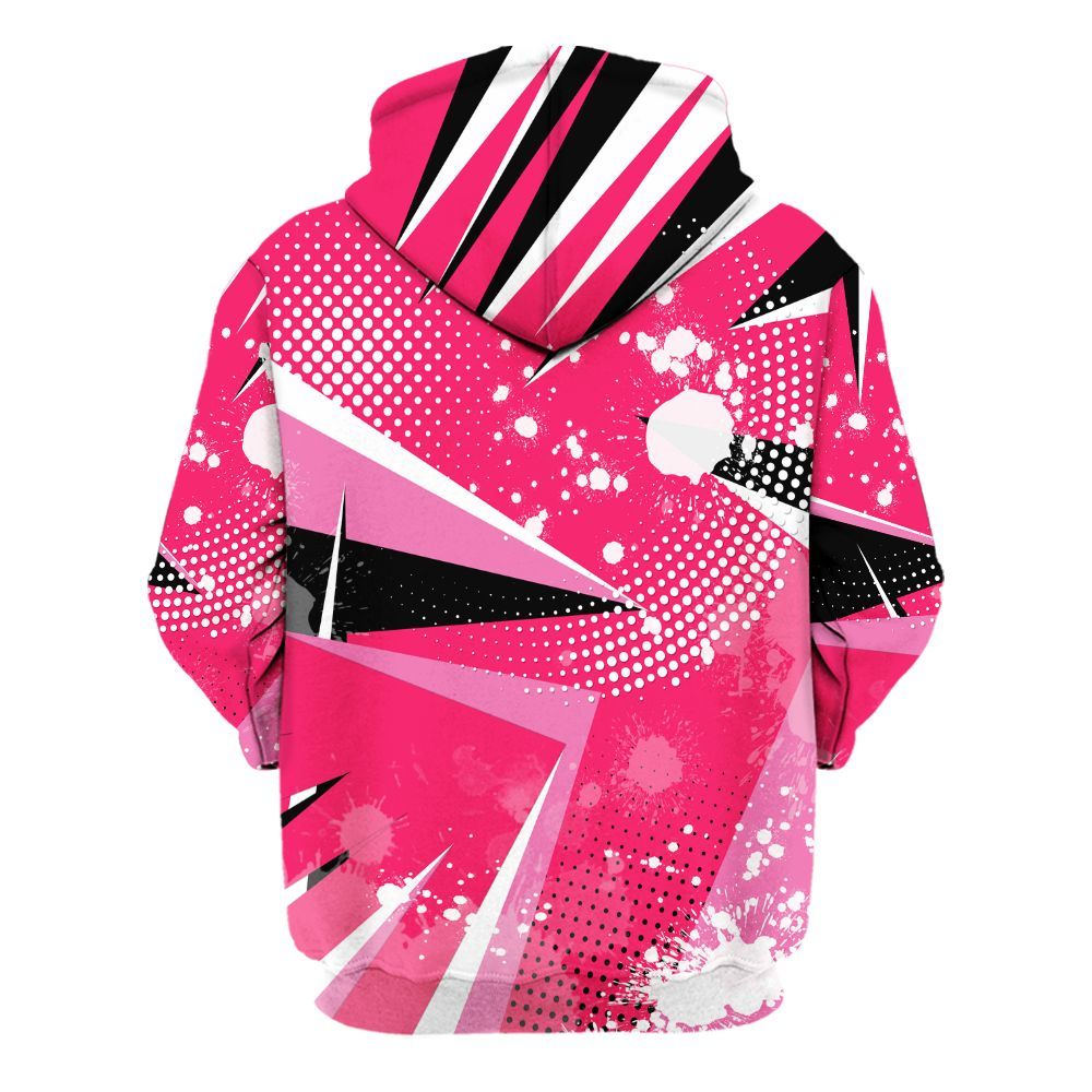 Hoodie To Match Air VaporMax Plus Triple Pink - Poly Trust No One Dripping All Over Print