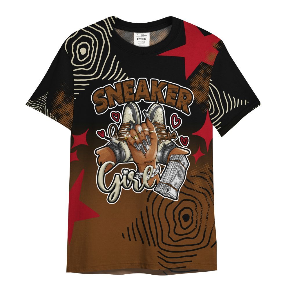 Shirt To Match Archaeo Brown 5s - Sneakerz Girlz Unique Starz All Over Print