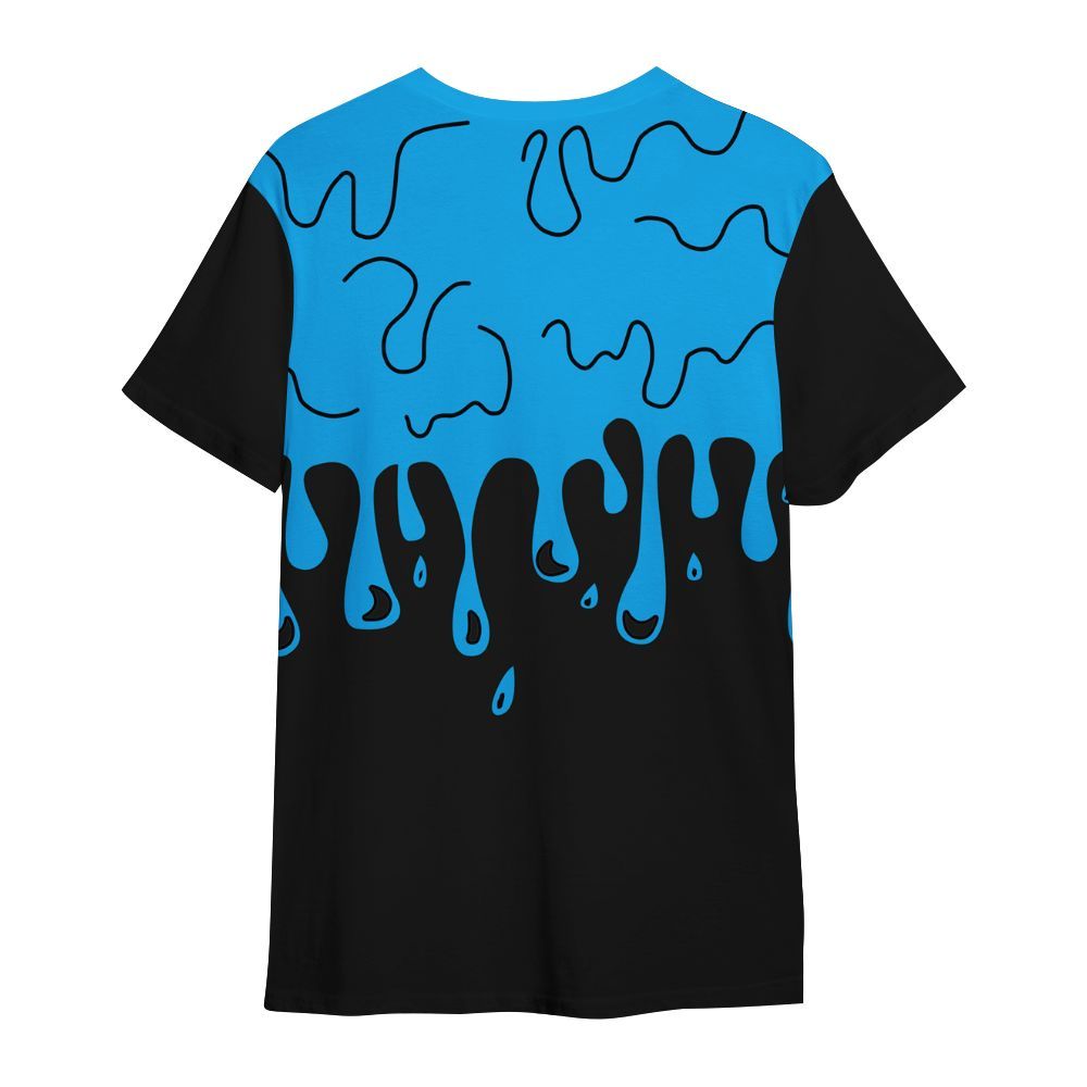 Shirt To Match Black University Blue 2022 13s - Snake Trust No One Drip All Over Print