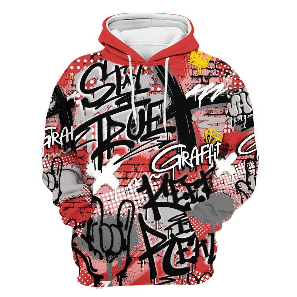 Hoodie To Match Scoot Zeros ODD City - True It Real Graffiti Streetwear All Over Print