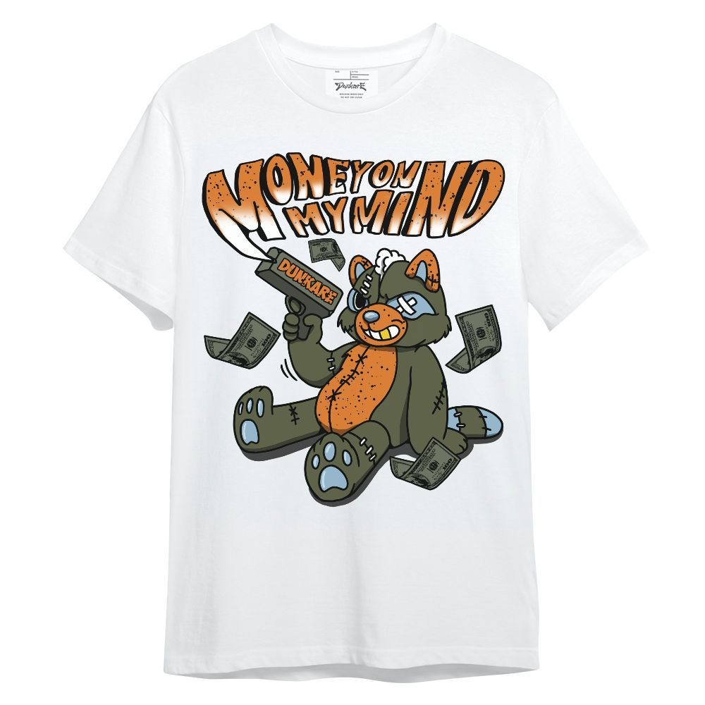 Shirt To Match Olive 5s - Money On My Mind Raccoon Unisex Shirt