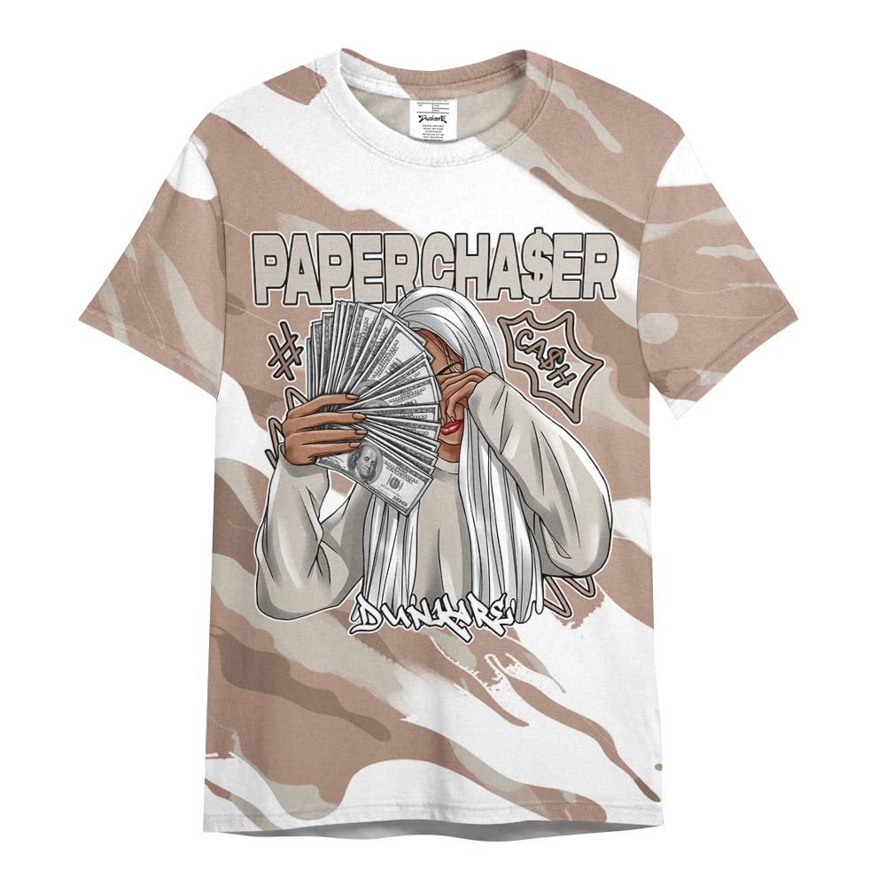 Shirt To Match OG Latte 1s - PaperChase Unique Colored Graphic Shirt Unisex