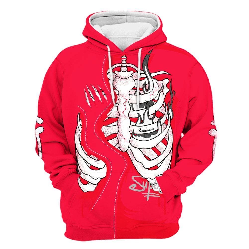 Hoodie To Match Retro Fire Red 3s - It's The Kick For Me All Over Print