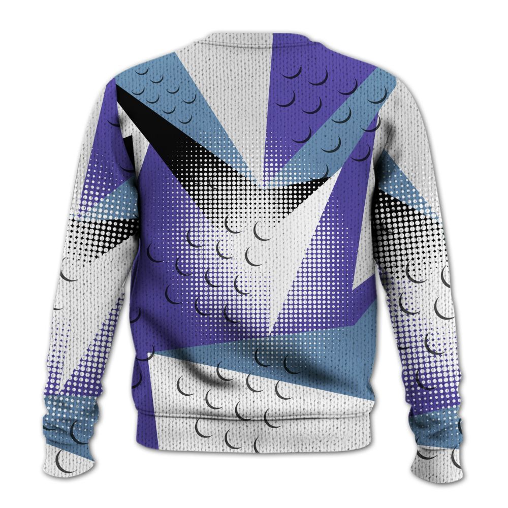 Knitted Sweater To Match Retro Concord 5s - Poly Custom Name Number 23 5s