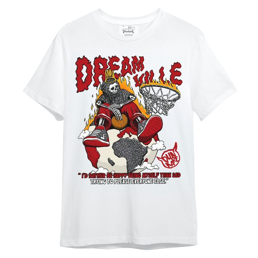 Shirt To Match Cement Grey 3s - J.C Skeleton Unisex Shirt