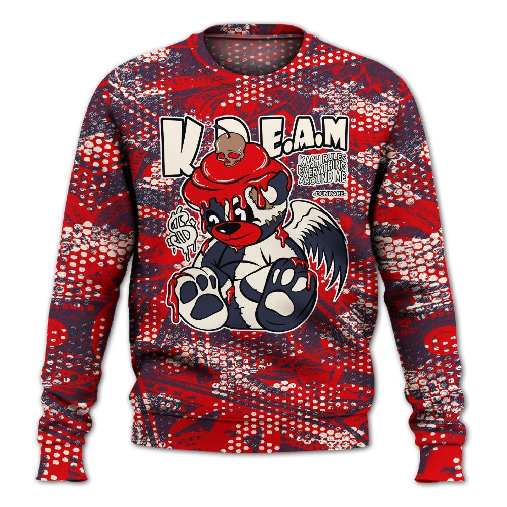 Sweatshirt To Match Low OG Howard Bison 1s - Loot Bear All Over Print