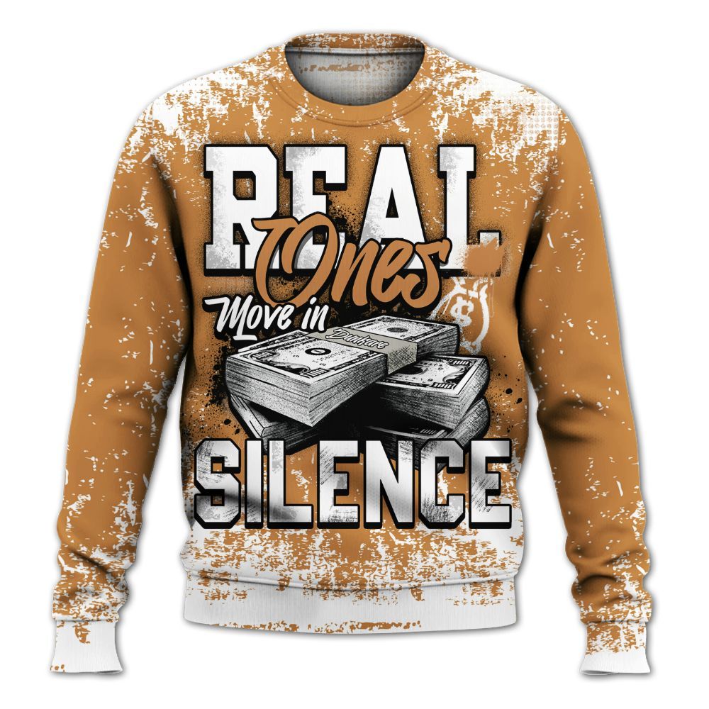 Sweatshirt To Match Dunk Low Nature Wheat Suede - Move In Silence Money Street Retro All Over Print