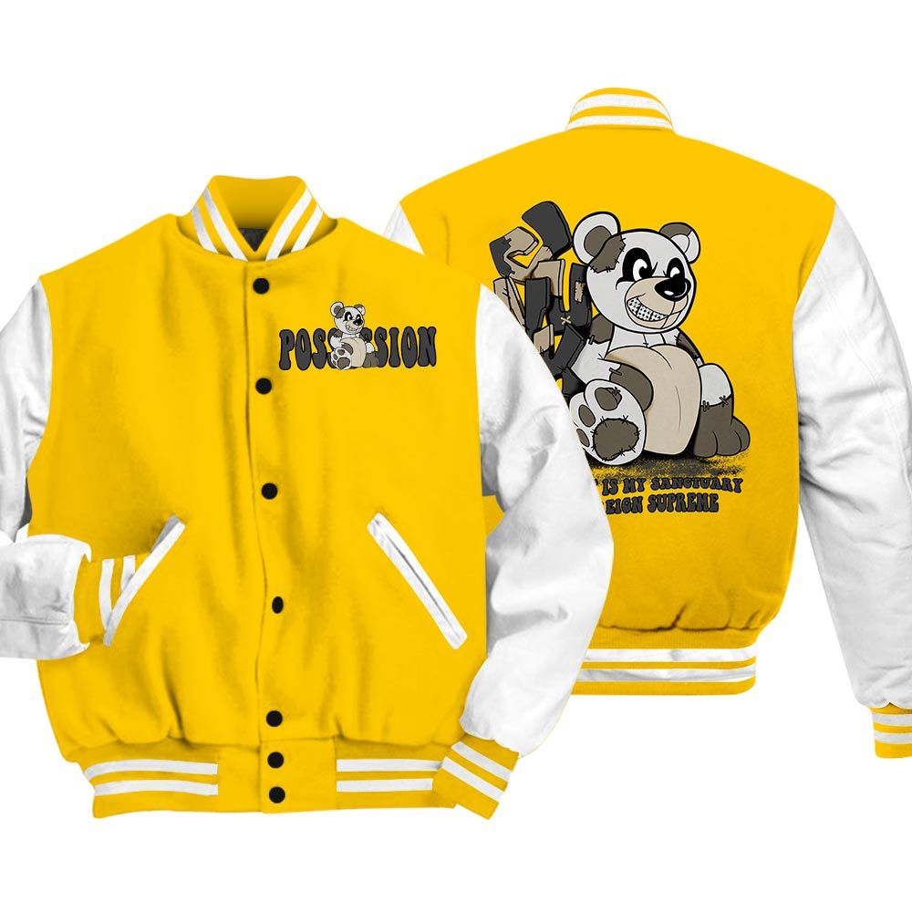 Varsity Jacket To Match Vivid Sulfur 4s Vasity Jacket - Possession Vasity Jacket Unisex NCMD