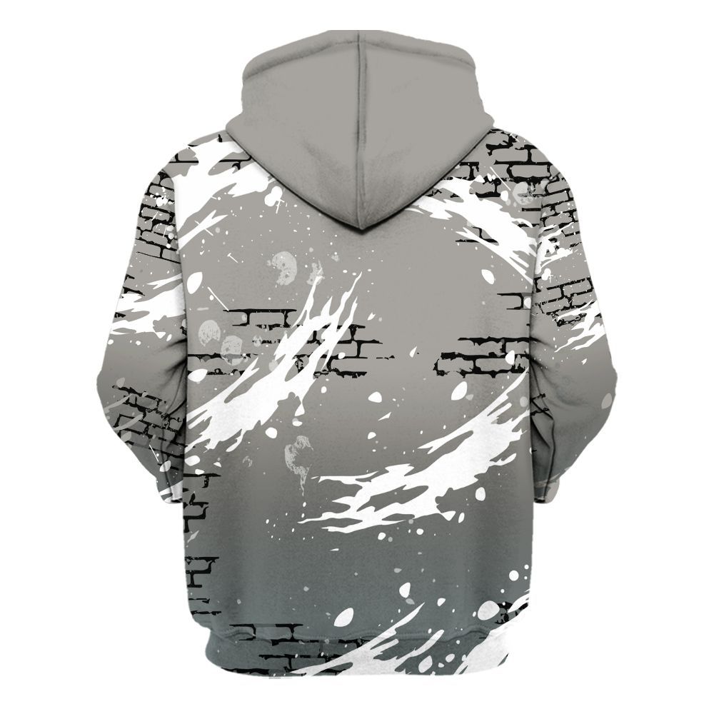 Hoodie To Match Cool Grey 9s - Values Of Loyalty Drip All Over Print