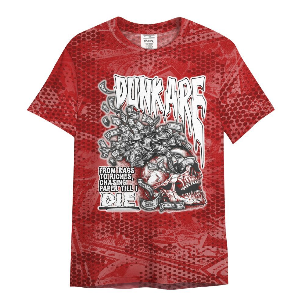 Shirt To Match Red Taxi 12s - From Rags To Riches All Over Print