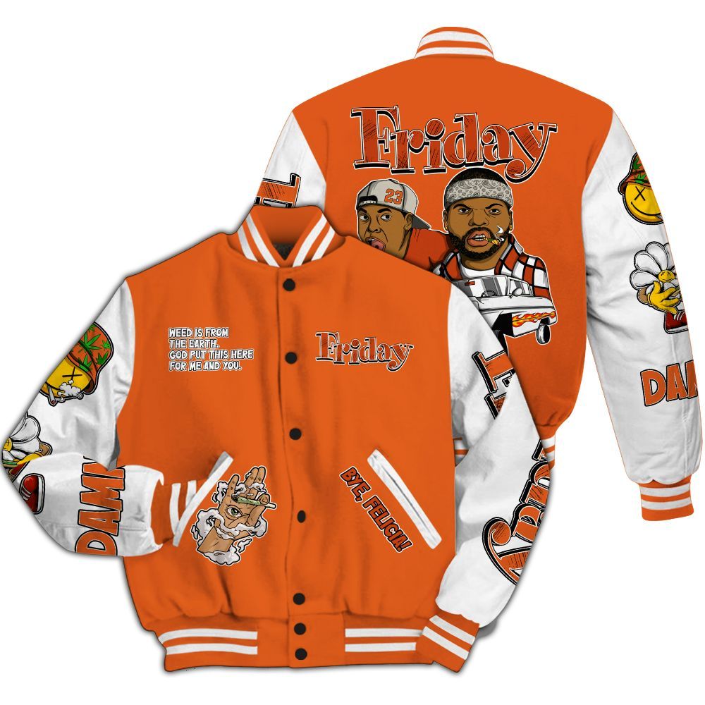 Varsity Jacket To Match High OG Starfish 1s - Friday Sneaker Stress Style All Over Print